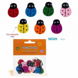 Accessori creativity in legno Coccinella