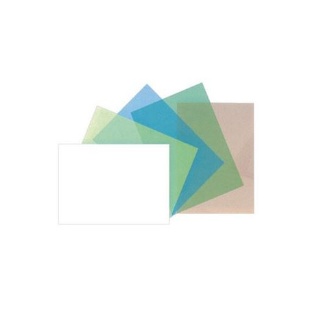 Acetati Copertine in PVC A4 180 micron per rilegare 100fg verde