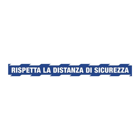 Adesivo calpestabile per Distanza di sicurezza 100cmx10cm