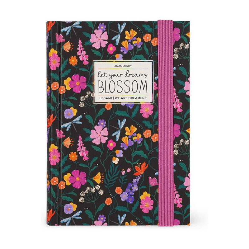 Agenda giornaliera Mini Legami 12 Mesi - 2025 - Small Photo Daily Diary- Wildflowers
