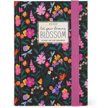 Agenda giornaliera Mini Legami 12 Mesi - 2025 - Small Photo Daily Diary- Wildflowers
