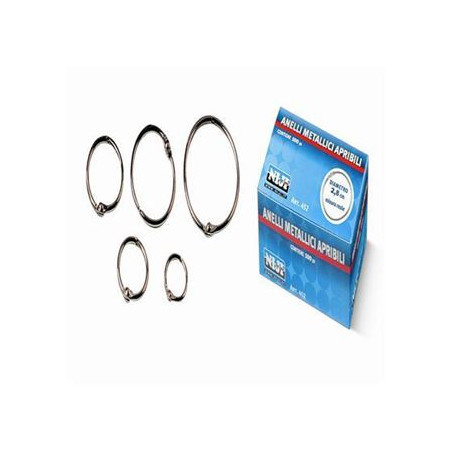 Anelli metallici cm.5,2  50pz