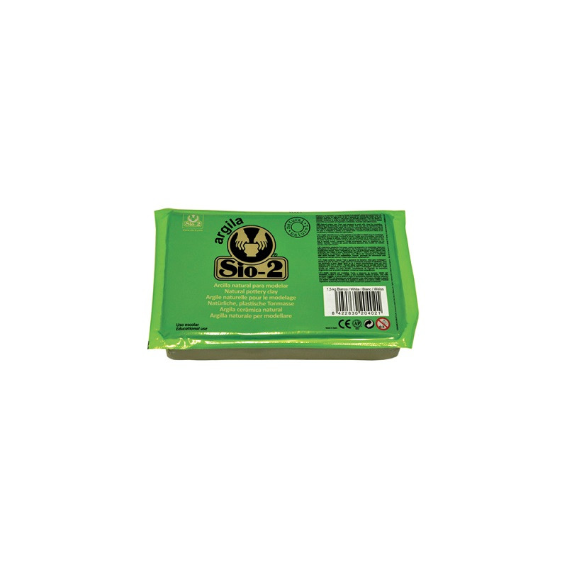 Argilla bianca in panetti da cuocere 1,5kg