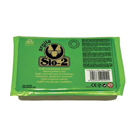 Argilla bianca in panetti da cuocere 1,5kg