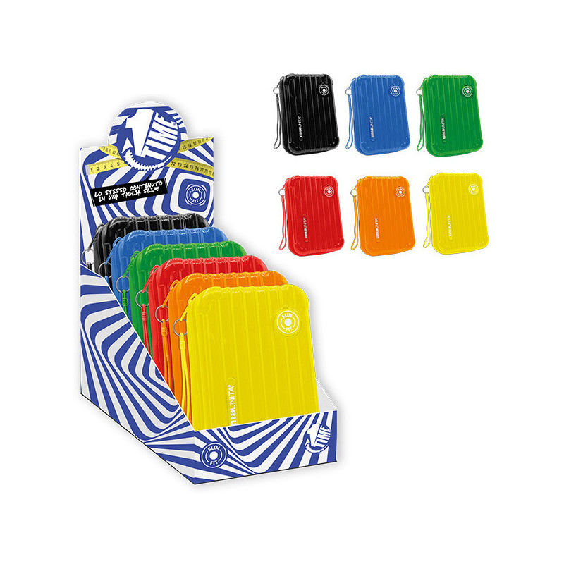 Astuccio 1 zip rigido ONE TIME slim TINTAUNITA