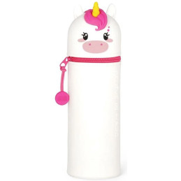 Astuccio 2 In 1 Morbido Silicone  KAWAII LEGAMI - Unicorno
