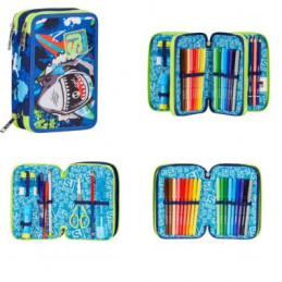Astuccio 3 zip Seven SJ Gang  Sharkstory (32,90)