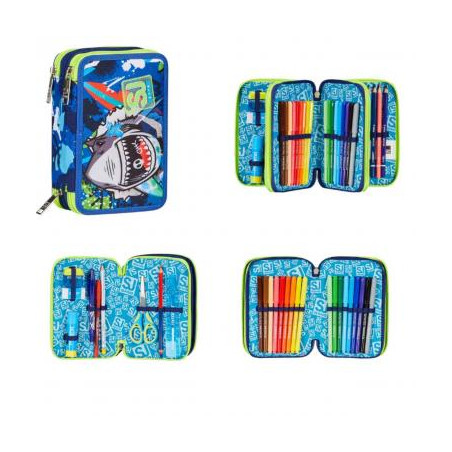 Astuccio 3 zip Seven SJ Gang  Sharkstory (32,90)