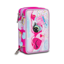 Astuccio 3 zip Seven SJ Gang – Heart Lolly