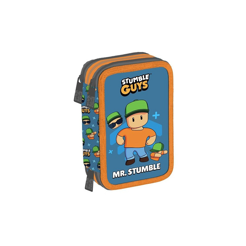 ASTUCCIO 3 ZIPPER - 44 PEZZI  Stumble guys