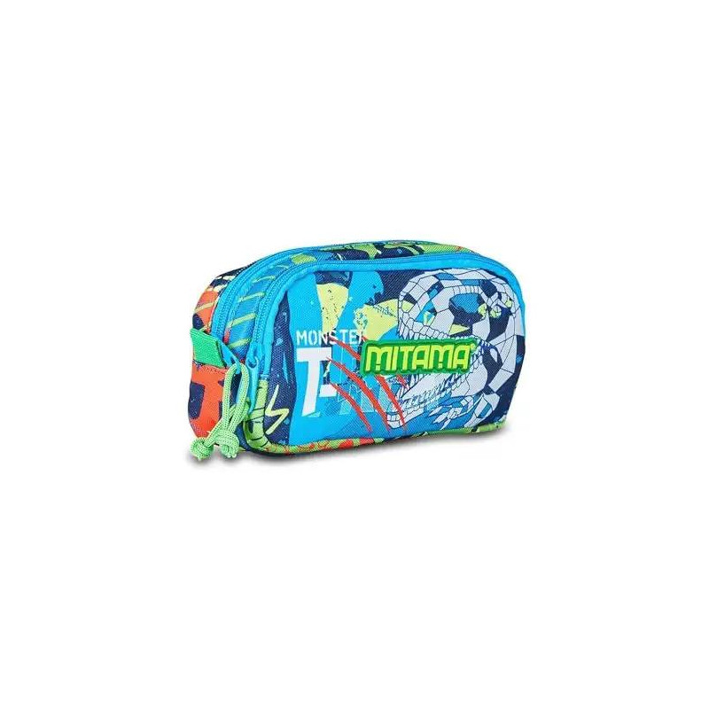 Astuccio tombolino 2 zip Mitama Fluo Rex