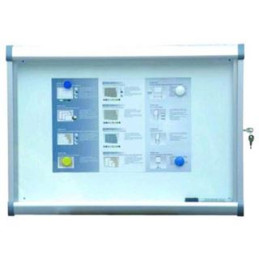 Bacheca da interno 70x92 anta battente (9 A4)