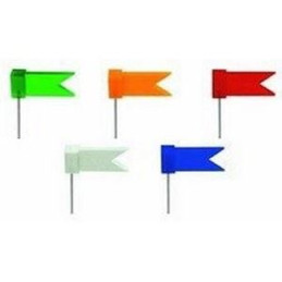 Bandierine indicatrici - spilli cartografici  40pz