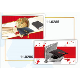 Biglietti bomboniere prefustellati laurea 100pz