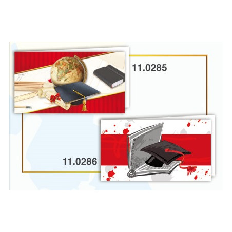 Biglietti bomboniere prefustellati laurea 100pz