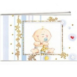 Biglietti bomboniere prefustellati nascita 5ff