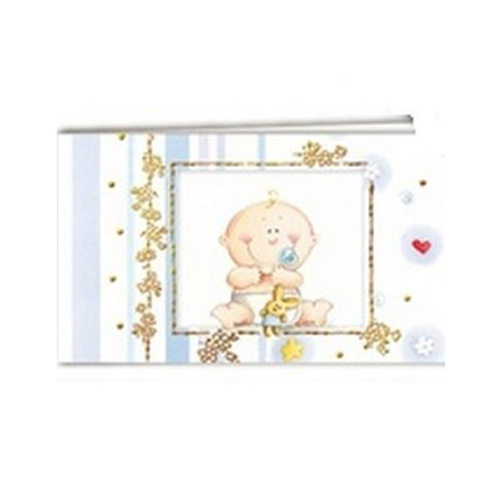 Biglietti bomboniere prefustellati nascita 5ff