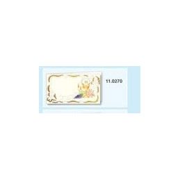 Biglietti bomboniere prefustellati prima comunione 100pz