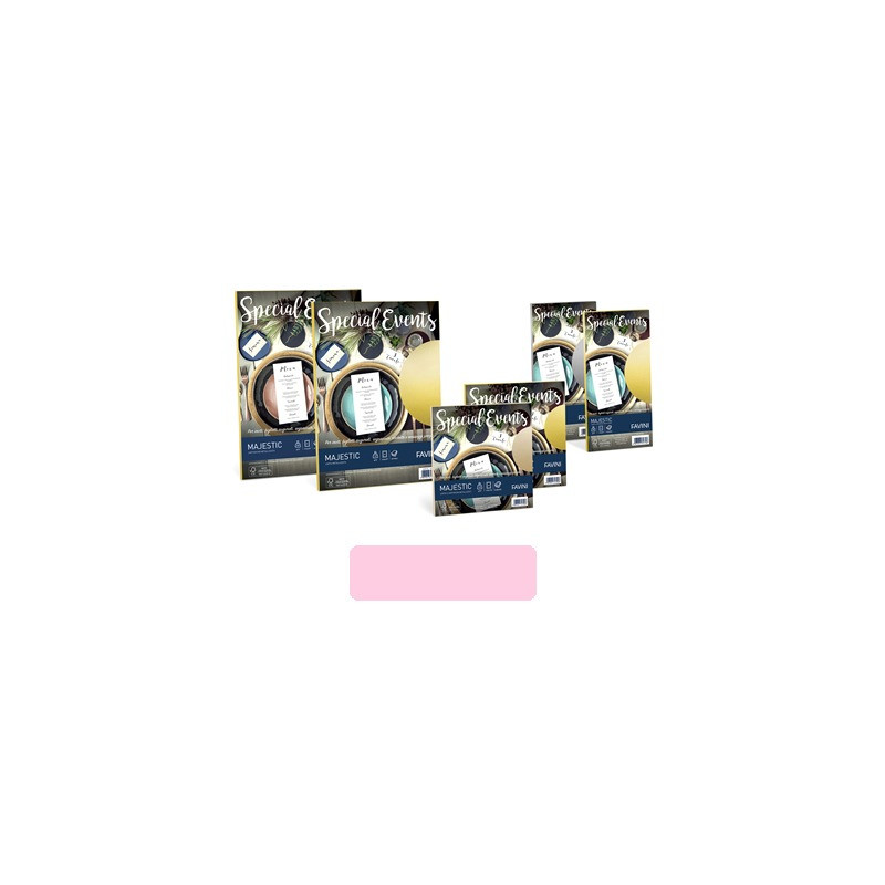Biglietti e buste 17x17 special events rosa 5+5pz