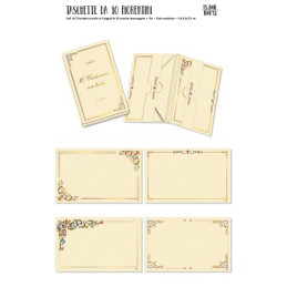 Biglietti Fiorentini 11,5x17 10 buste+10 biglietti