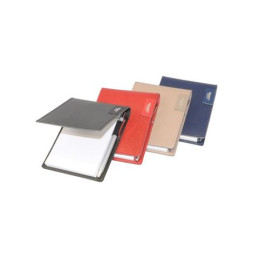 Blocco appunti tascabile in cuoio rigato