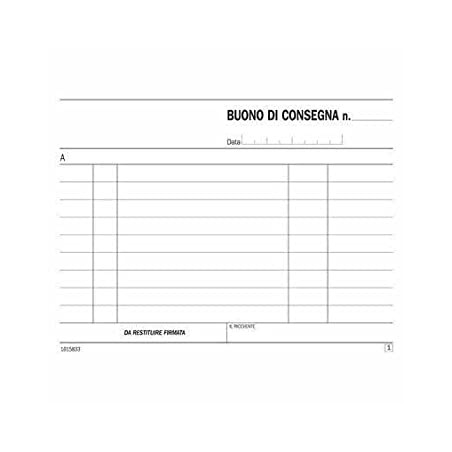 Blocco consegna 100 moduli non copiativo