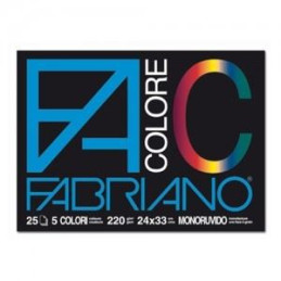 Blocco da disegno Fabriano colore 33x48