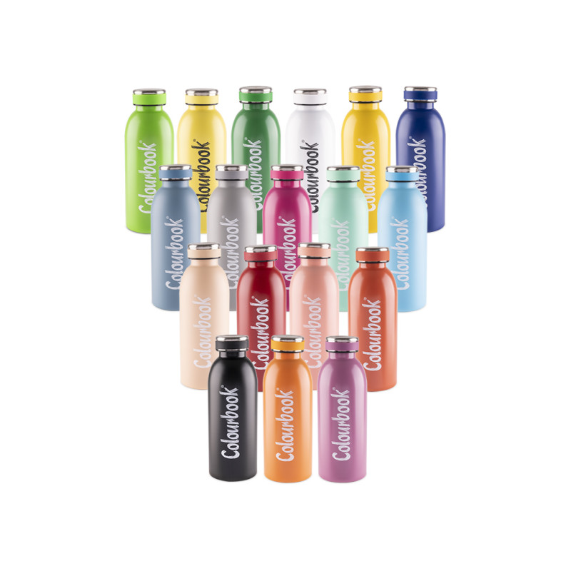 Borraccia in acciaio termica 500ml Colourbook