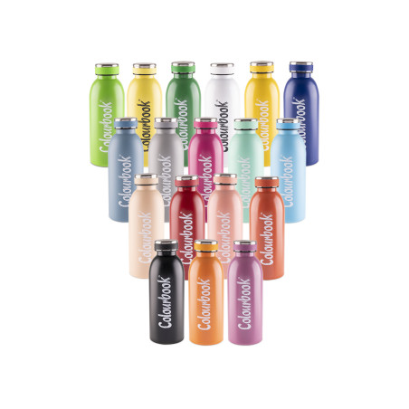 Borraccia in acciaio termica 500ml Colourbook
