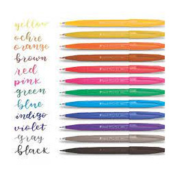 Brush sign pen Pentel indaco