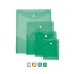 Busta con bottone A6 verticale colori assortiti