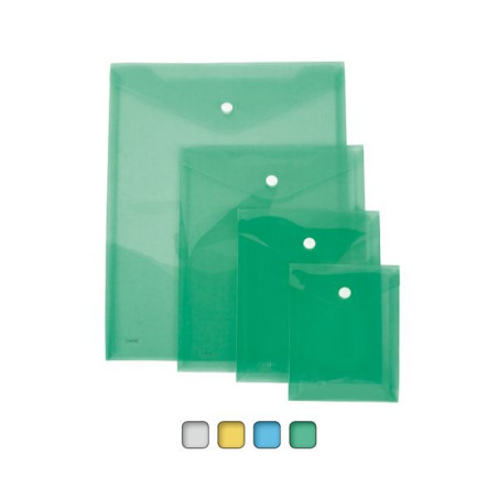 Busta con bottone A6 verticale colori assortiti
