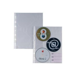 Buste 4 fori A4 per cd 10 pz.