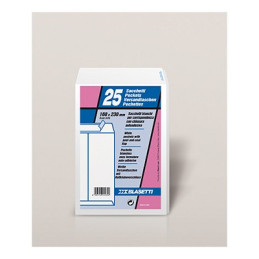 Buste a sacco bianche 16x23 in cf da 25 pz
