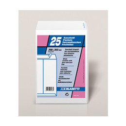 Buste a sacco bianche 25x35 in cf da 25pz