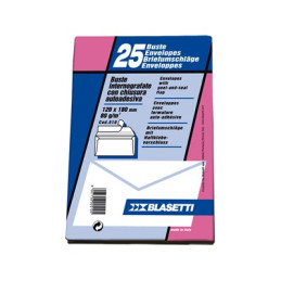 Buste bianche 12x18 80gr 25pz