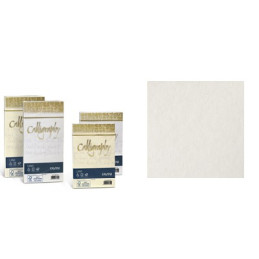 Buste Calligraphy Lino 11x23 120gr. bianca 25pz