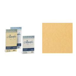 Buste Calligraphy Pergamena 12x18 90gr. Oro 25pz