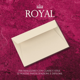 BUSTE IN CARTA PREGIATA royal 120gr neve 12x18cm