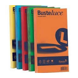 Buste Rismaluce 11x23 90gr. verde 25pz
