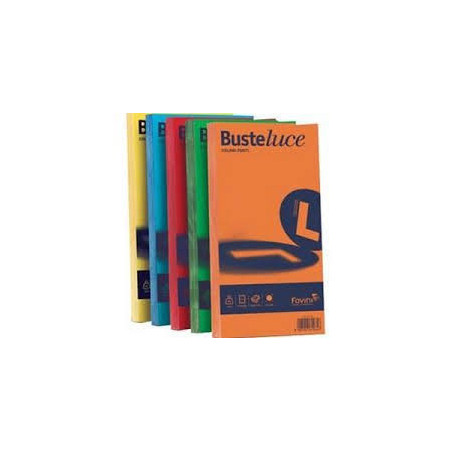 Buste Rismaluce 11x23 90gr. verde 25pz