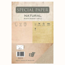 Buste Special Paper Natural desert 120gr 180x120 25pz