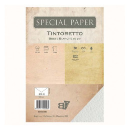 Buste Special Paper tintoretto bianco 95gr 18x12 25pz