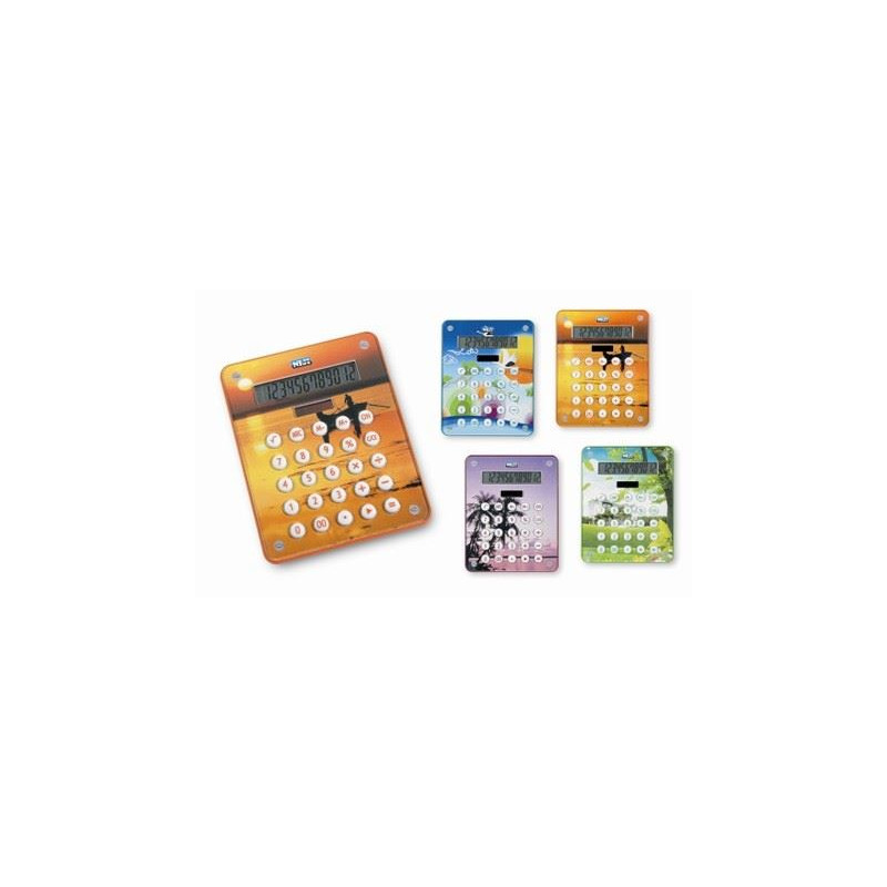 Calcolatrice da tavolo FUNNY COLOR 14,8 X12 CM.