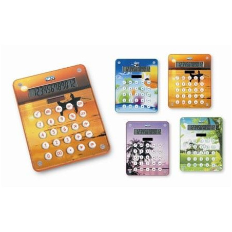 Calcolatrice da tavolo FUNNY COLOR 14,8 X12 CM.