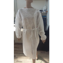 Camice TNT Polipropilene allaccio posteriore bianco