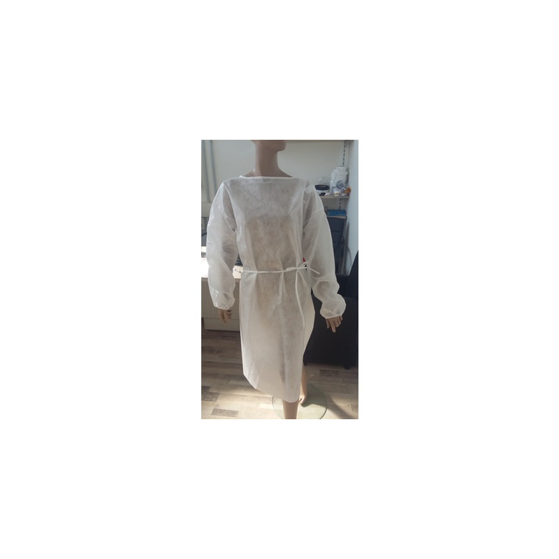 Camice TNT Polipropilene allaccio posteriore bianco