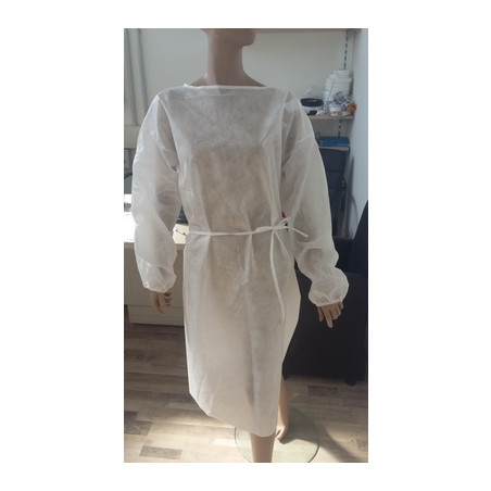 Camice TNT Polipropilene allaccio posteriore bianco