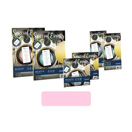 Carta A4 Special Events 250gr 10fg rosa
