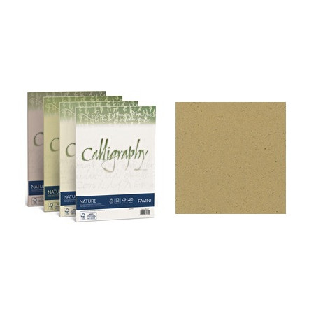 Carta Calligraphy Nature Oliva 120gr 50 ff